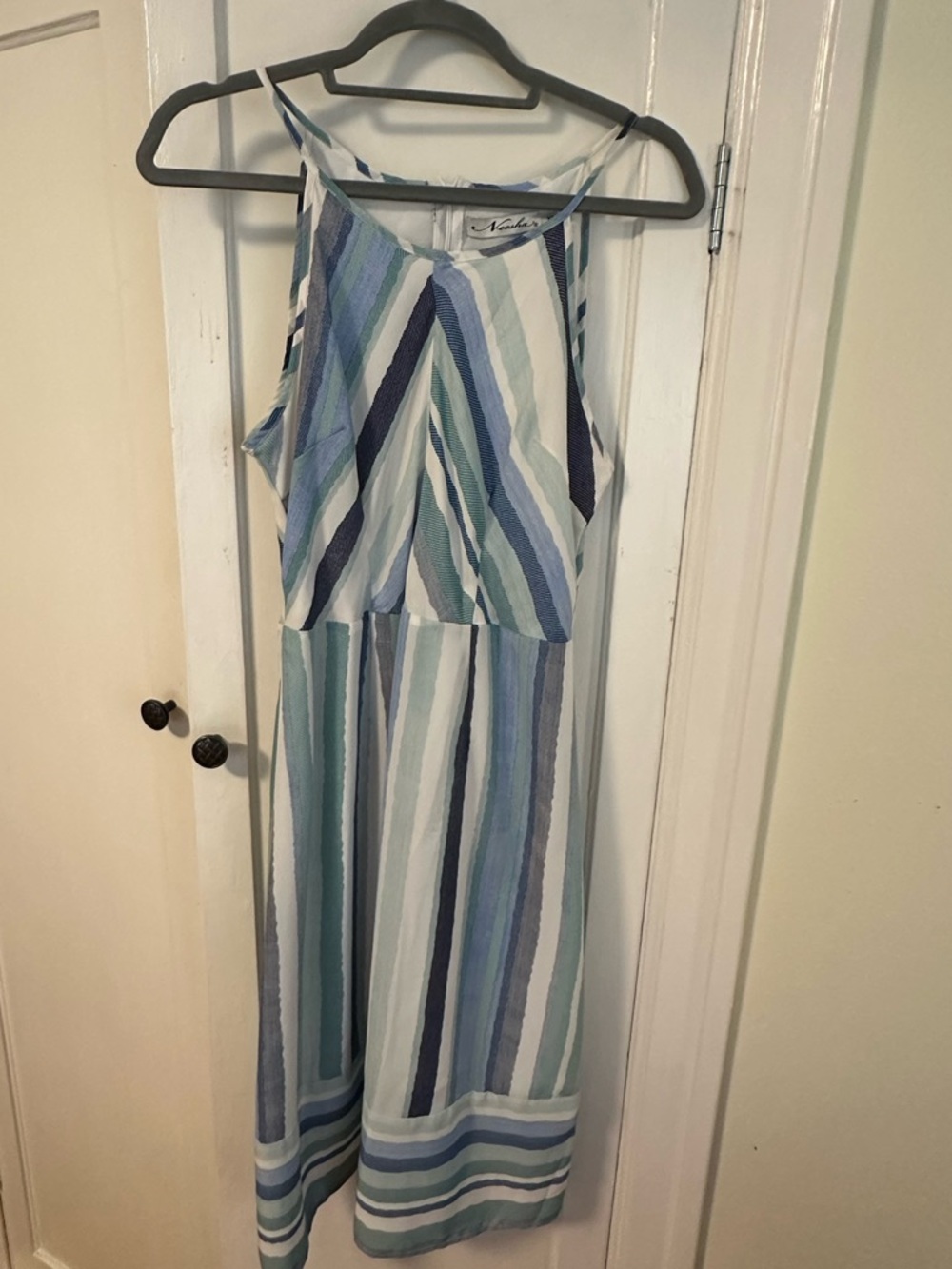Striped Halter Dress